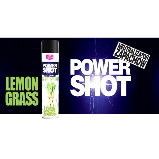 Neutralizator odświeżacz POWER SHOT Lemon Grass 600 ml